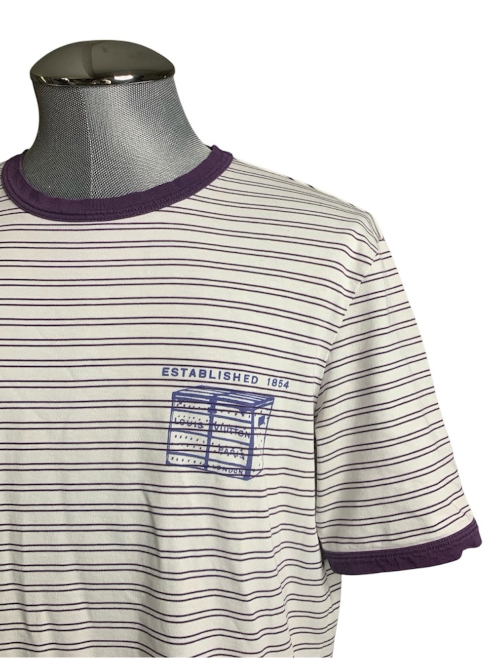 Vtg Louis Vuitton | Marc Jacob’s Era | Striped Trunk logo | rugby style shirt